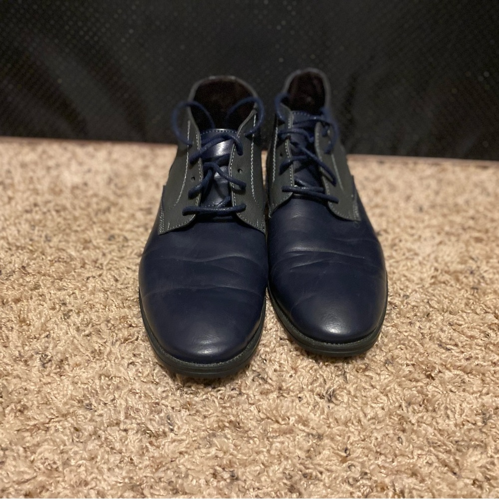 Andrew Fezza Blue Shoes - Picture 2 of 6